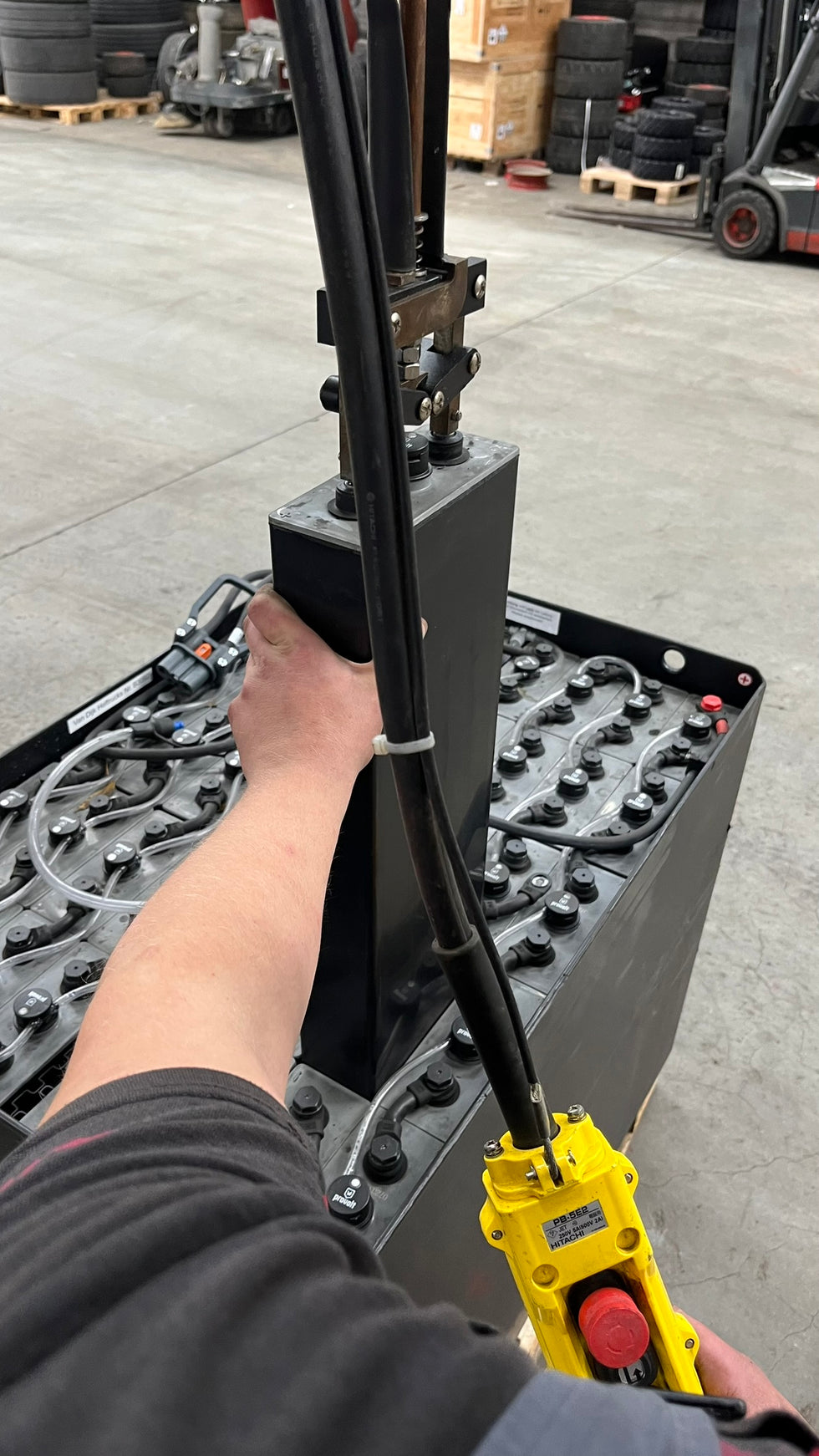 batterij cel word gewisseld uit batterij 