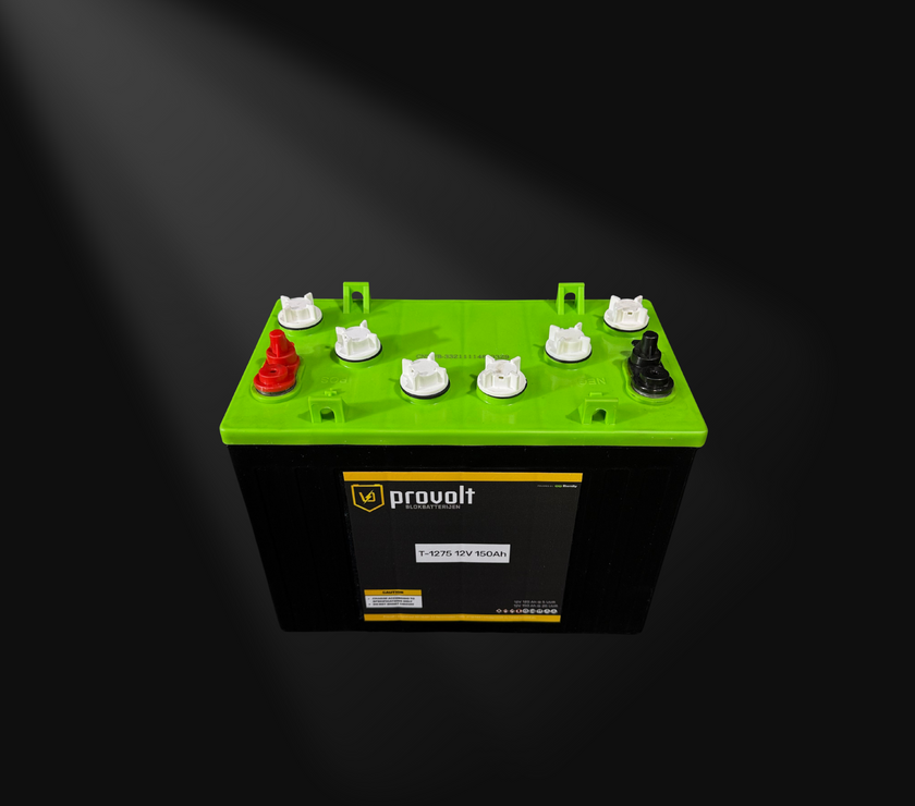 Provolt 12V T1275 150Ah Blokbatterij